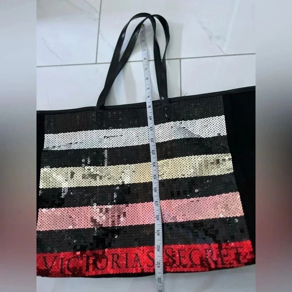 Victoria’s Secret LIMITED EDITION 2017 Tote/ Shoulder bag/ Sequinned/ Colorful - Picture 10 of 11